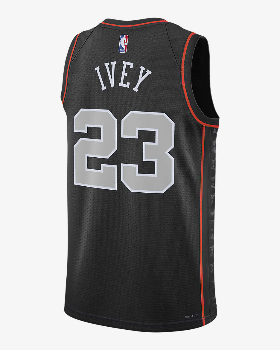 Jaden Ivey Detroit Pistons City Edition 2023 24 Men s Nike Dri FIT NBA Swingman Jersey. Nike